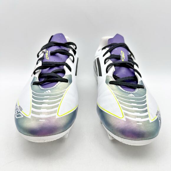 Adidas Mens F50 League FG Messi Soccer Cleats US 10.5 White Multi Athletic GUC main image 13